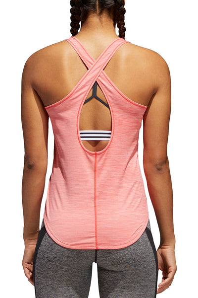Adidas Real-Pink Outdoor Performer X-Back Strap Tank Top