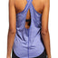 Adidas Real Purple Performer 3 Stripes X-Back Tank Top
