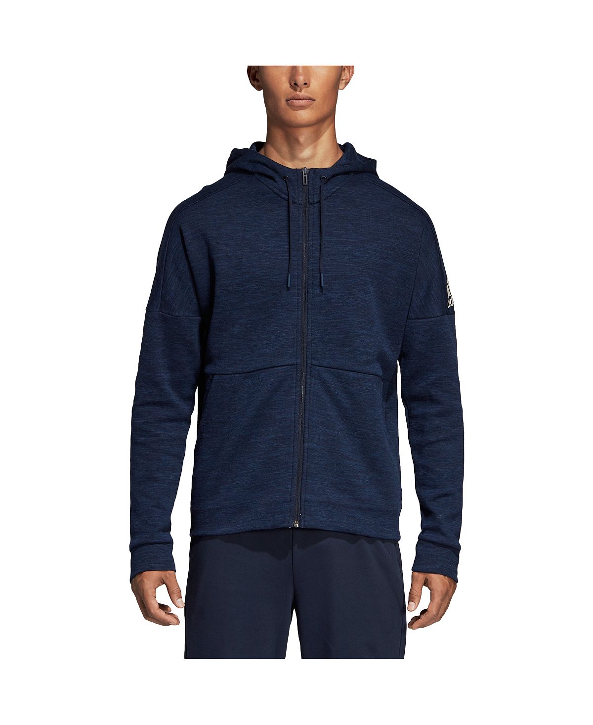 Adidas Stadium Id Zip Hoodie Dark Blue