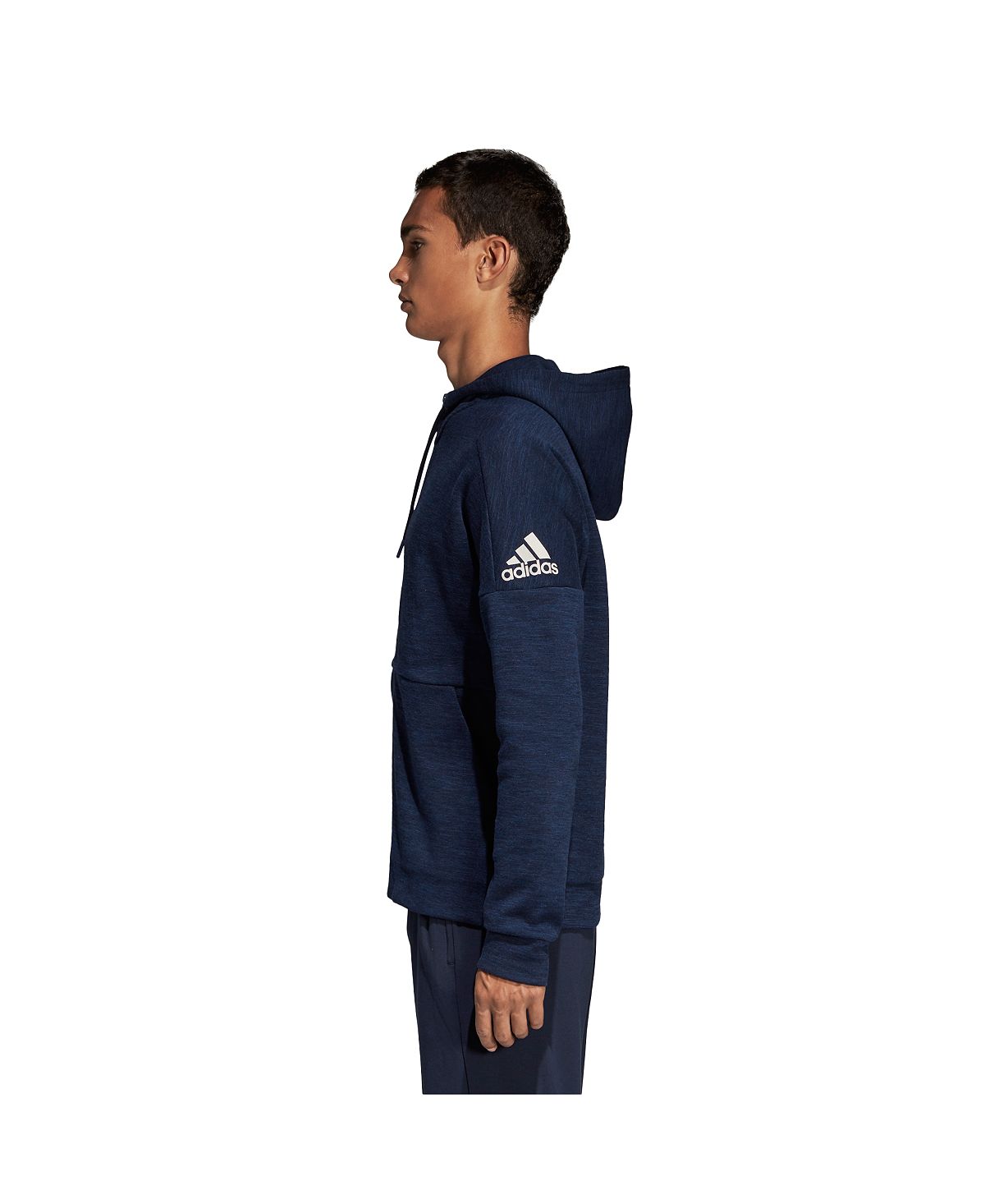 Adidas Stadium Id Zip Hoodie Dark Blue