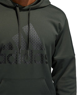 Adidas Team Issue Fleece Logo Hoodie Legear thumbnail 3