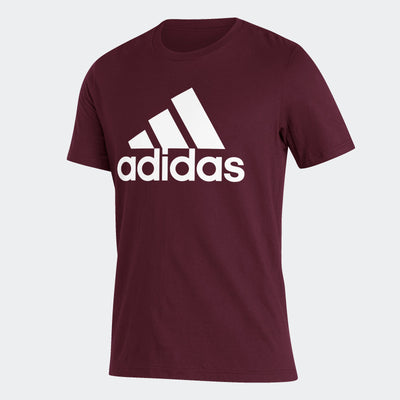 Adidas Trefoil Linear T-shirt Burgandy