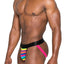 Adonis Pride Rainbow Stripes Jock