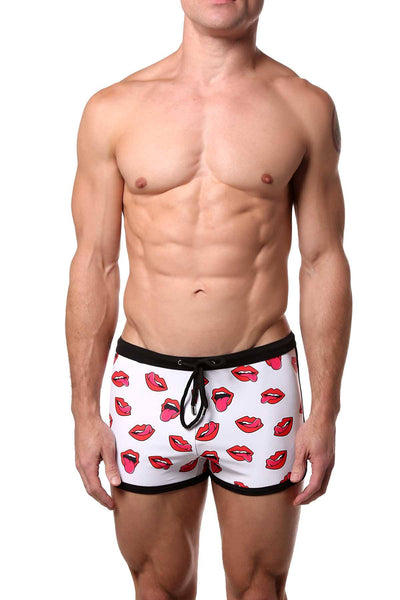 Adonis Red Lick-It Swim Trunk