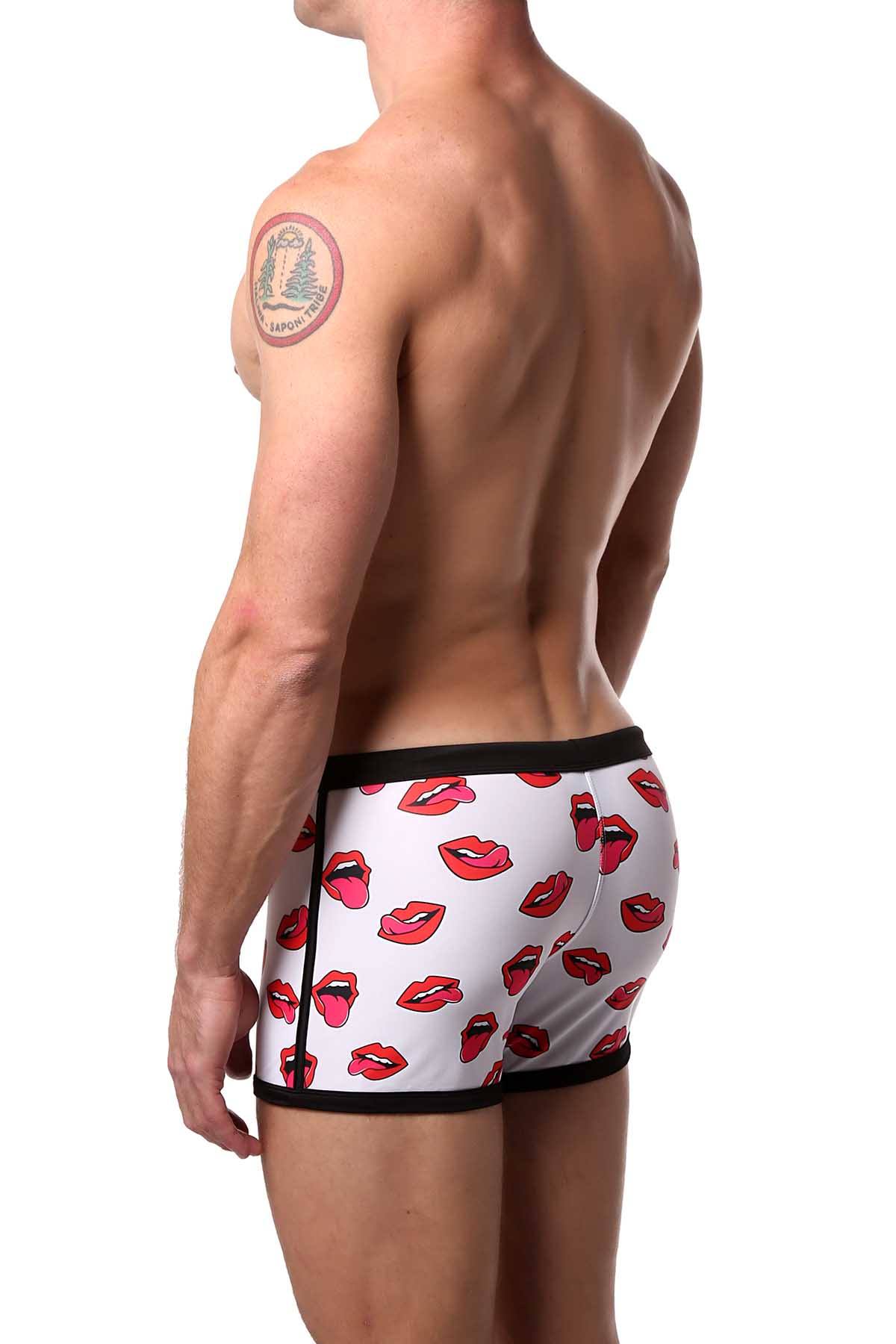 Adonis Red Lick-It Swim Trunk