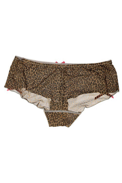 Affinitas Brown/Pink Leopard-Print Hipster Bootyshort thumbnail 2