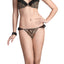 Affinitas Brown & Black Animal Print Thong
