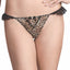 Affinitas Brown & Black Animal Print Thong