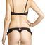 Affinitas Georgina Black & Violet Thong