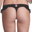 Affinitas Georgina Black & Violet Thong