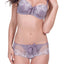 Affinitas Lavender Grey Coco Embroidered Hipster Panty