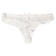 Affinitas White Mesh/Lace Thong