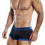 Agacio Black/Blue Sporty Boxer Trunk