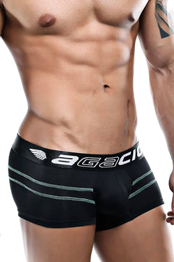 Agacio Black/Green Boxer Trunk thumbnail 2