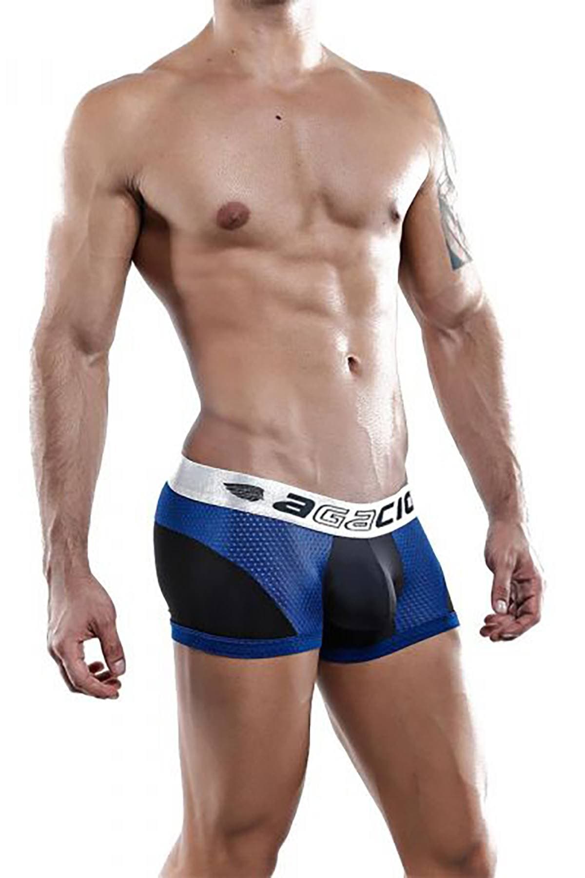 Agacio Black/Navy Boxer-Trunk