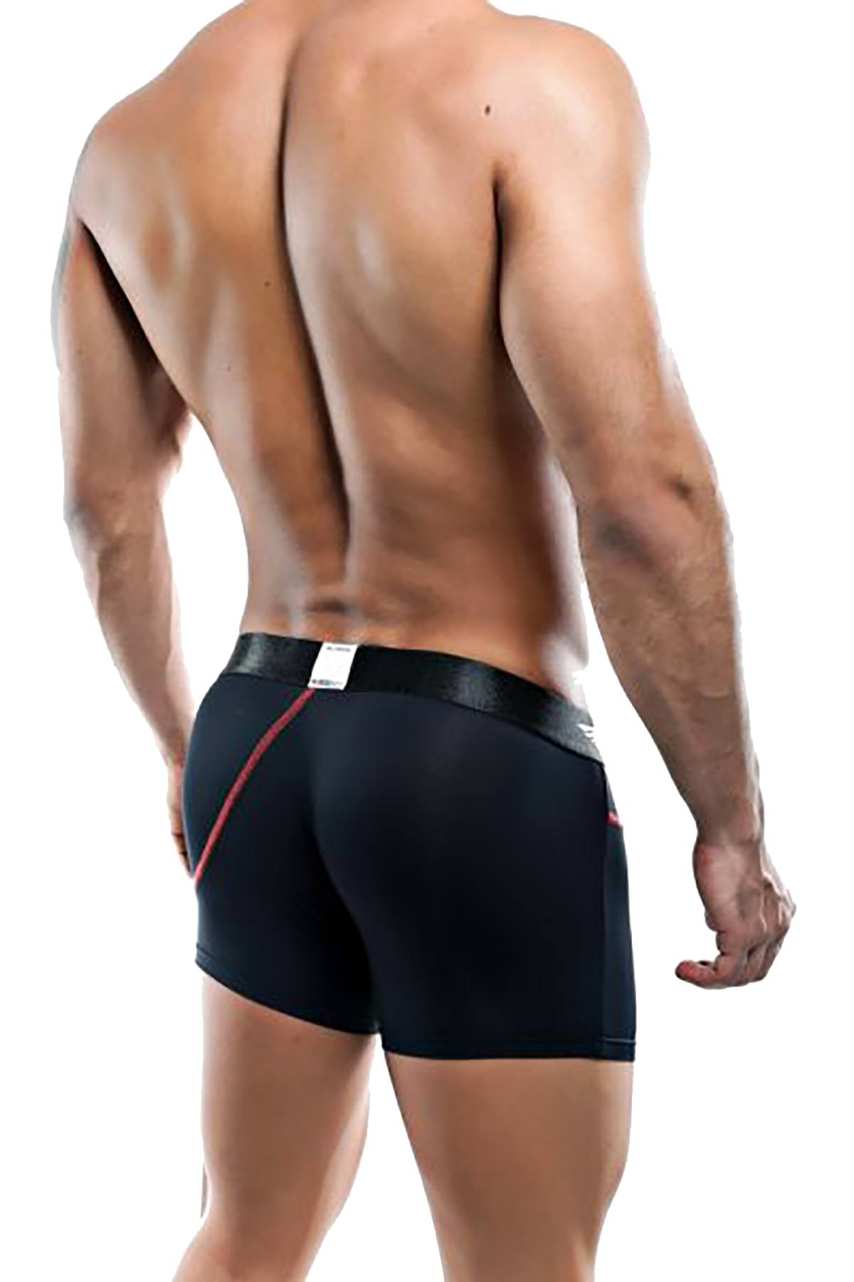 Agacio Black/Red Boxer Brief