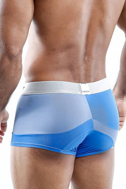 Agacio Blue/Lavender Asymmetric Boxer Trunk thumbnail 2