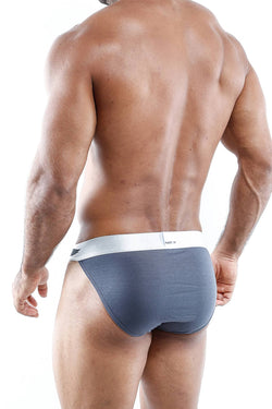 Agacio Classic Slip Bikini Brief in Grey thumbnail 2