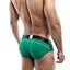 Agacio Green/Black Nylon Bikini Brief