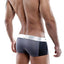 Agacio Grey/Black Boxer-Trunk