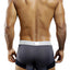 Agacio Grey/Black Domain Boxer Trunk