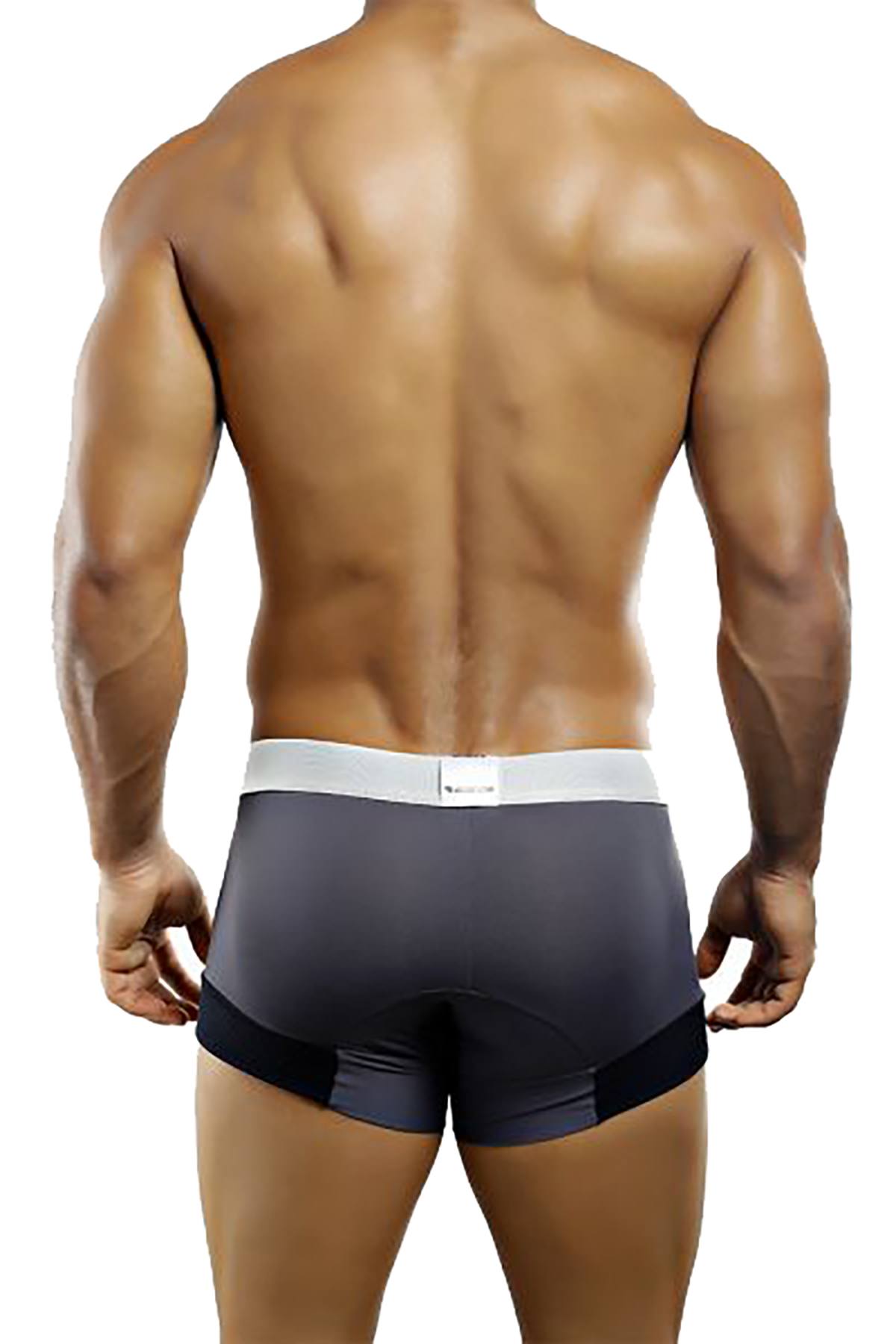 Agacio Grey/Black Domain Boxer Trunk