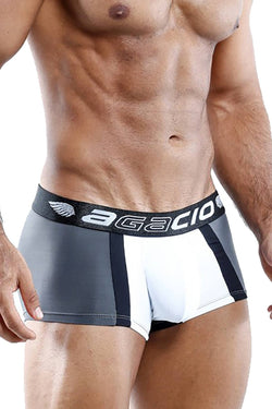 Agacio Grey/White Architectural Boxer Trunk thumbnail 1