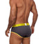 Agacio Grey/Yellow Warm Mesh Brief