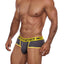 Agacio Grey/Yellow Warm Mesh Brief