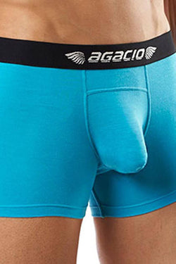 Agacio Modal Basics Boxer in Turquoise thumbnail 1