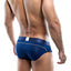Agacio Navy/Navy Nylon Bikini Brief
