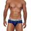 Agacio Navy/Silver Warm Mesh Brief