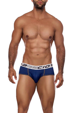Agacio Navy/Silver Warm Mesh Brief thumbnail 1