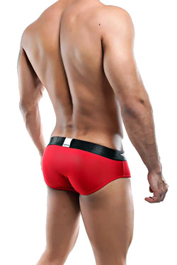 Agacio Red Mesh-Panel Bikini Brief thumbnail 2