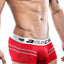 Agacio Red/Silver Boxer Trunk