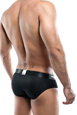 Agacio Sport Mesh Panel Brief in Black thumbnail 2
