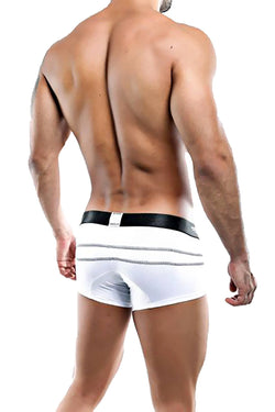 Agacio White/Black Boxer Trunk thumbnail 4