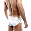 Agacio White/Red Nylon Bikini Brief