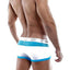 Agacio White/Turquoise Boxer-Trunk