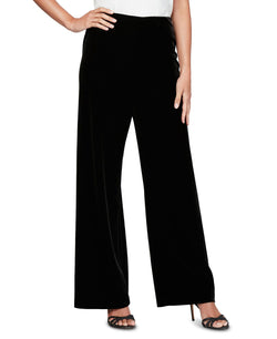 Alex Evenings Stretch Velvet Pants Black thumbnail 1