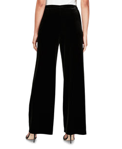Alex Evenings Stretch Velvet Pants Black thumbnail 2