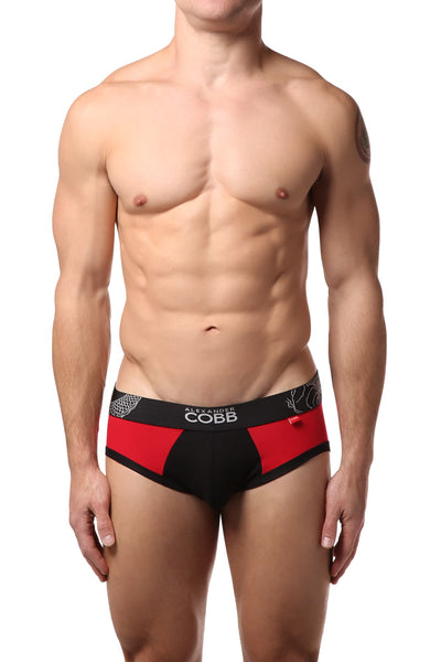 Alexander Cobb Black Libido Jock-Brief