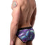 Alexander Cobb Black/Purple Wings Swim Brief