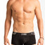 Alexander Cobb Black Short Boxer Trunk
