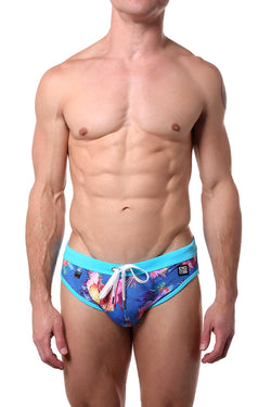 Alexander Cobb Blue Crete Swim Brief thumbnail 1