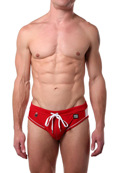Alexander Cobb Candy-Red Swim Brief