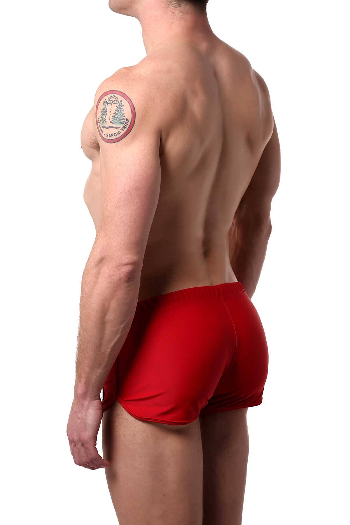 Alexander Cobb Cardinal-Red Swim Trunk