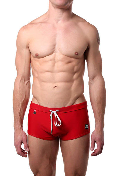 Alexander Cobb Cherry-Red Swim Trunk