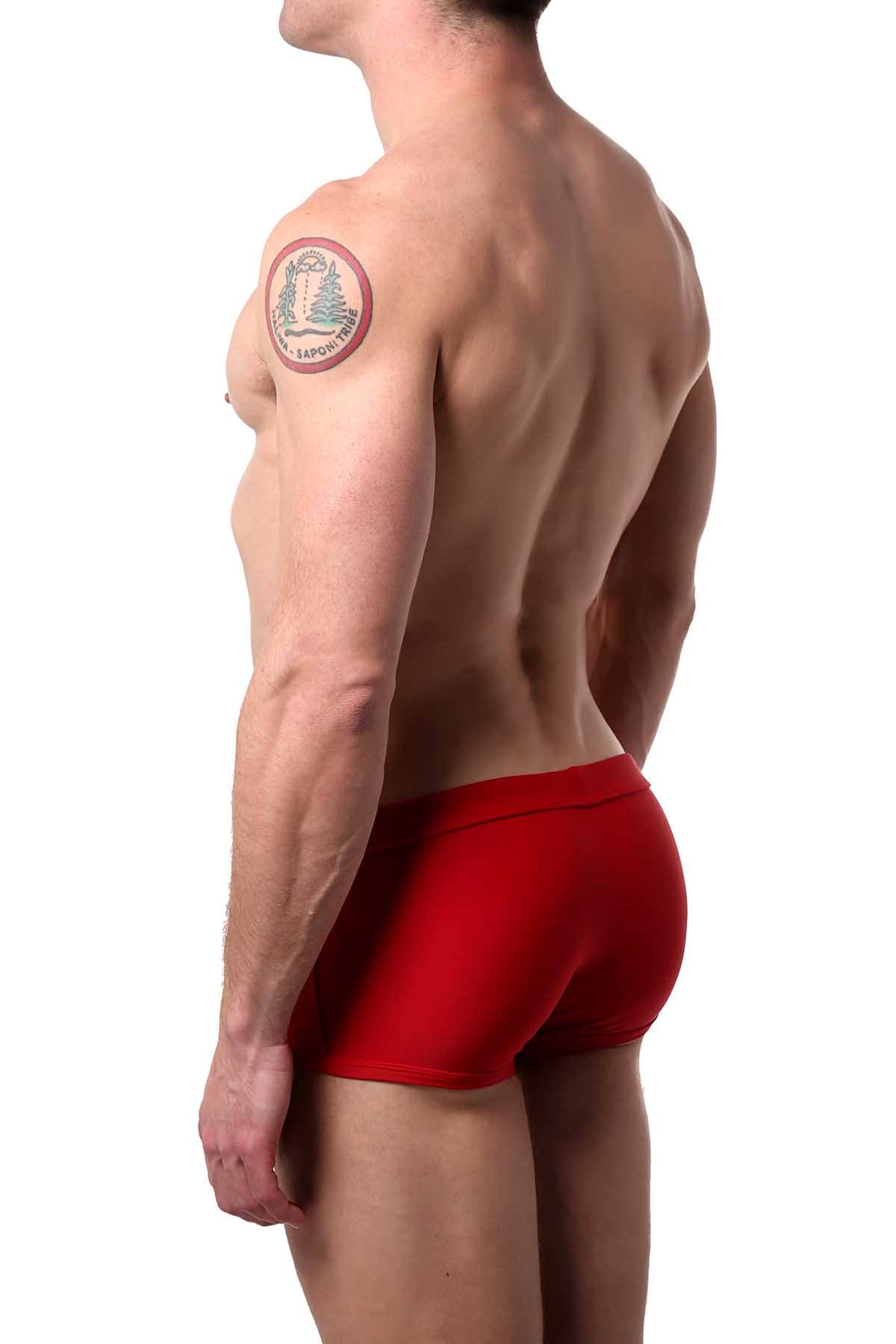 Alexander Cobb Cherry-Red Swim Trunk