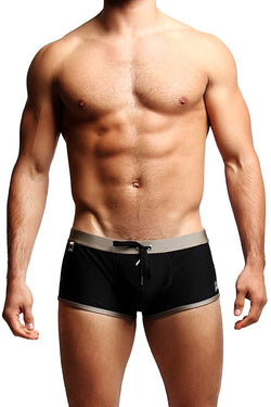 Alexander Cobb Elegant Black Swim Trunk thumbnail 1